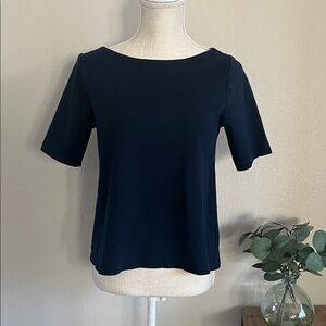 GAP Navy Short Sleeve Women's Tee